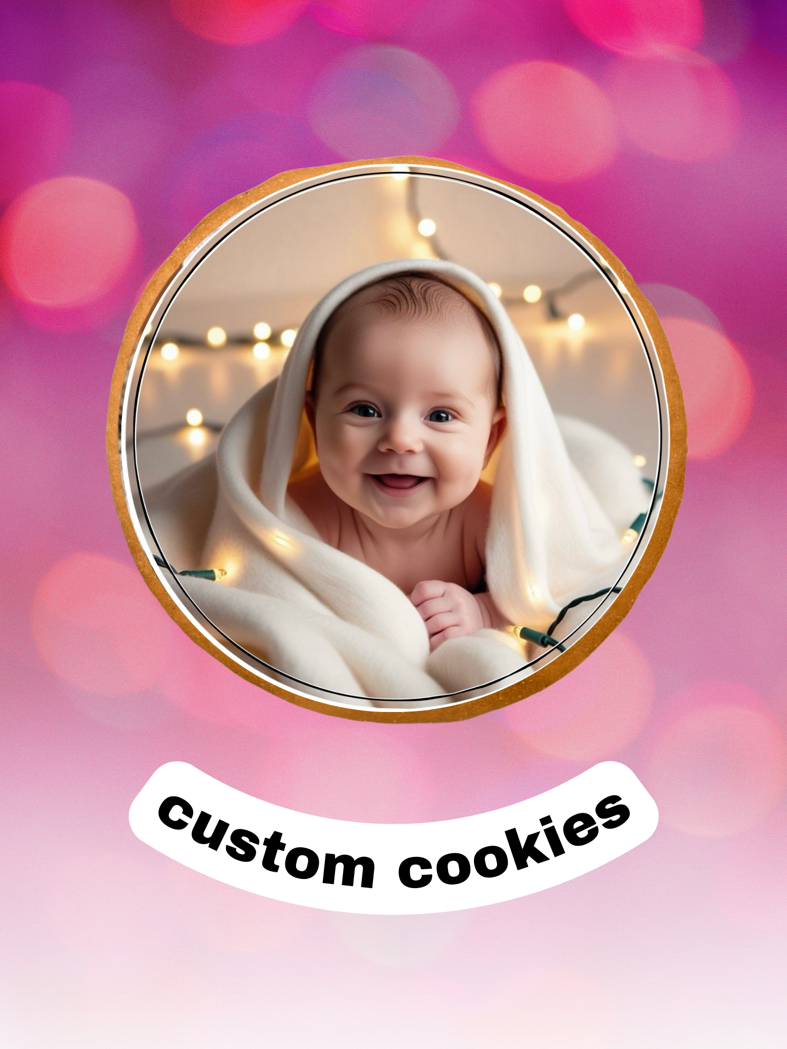 Custom Photo Cookies