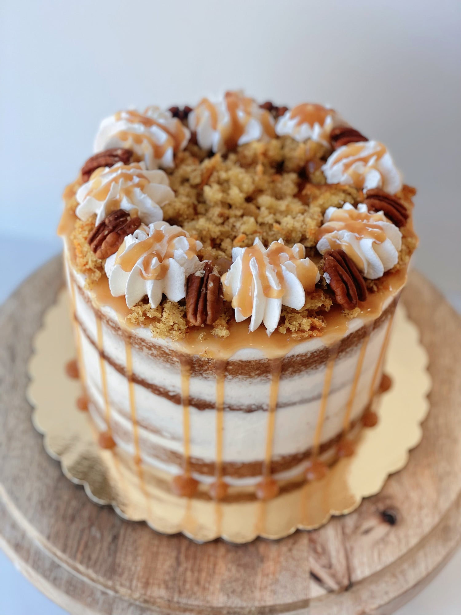 Salted Caramel Carrot Cake