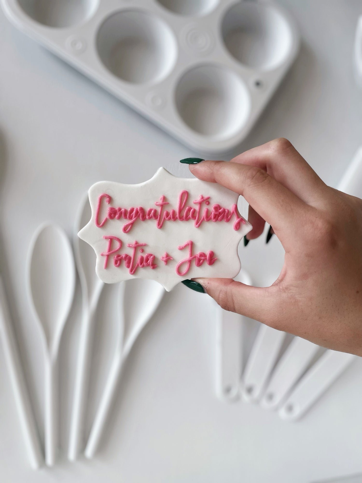 Custom Message Cake Plaque