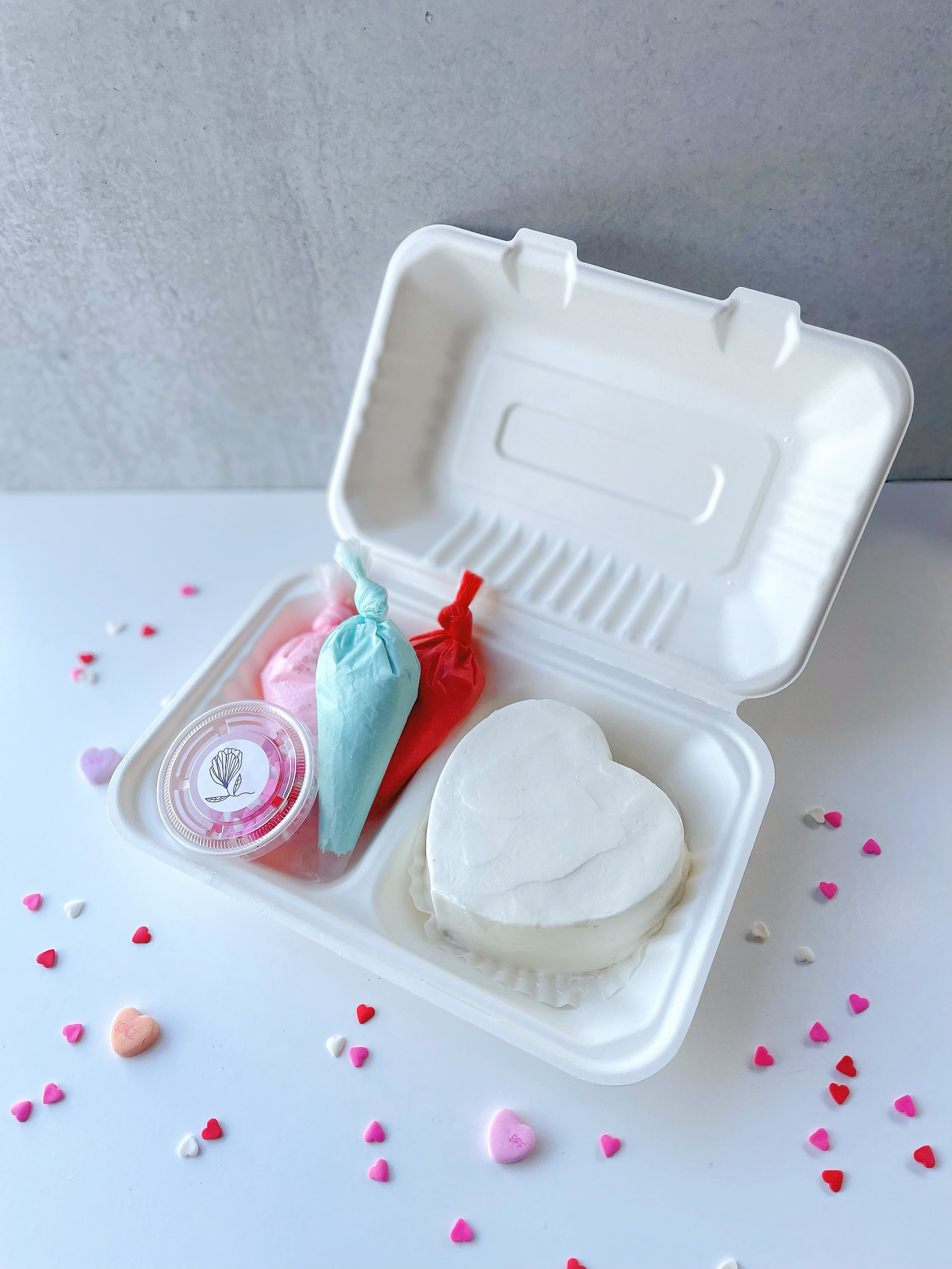 DIY Valentine Heart Cake