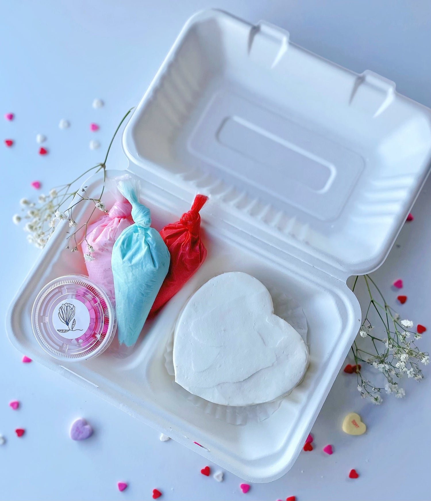 DIY Valentine Heart Cake