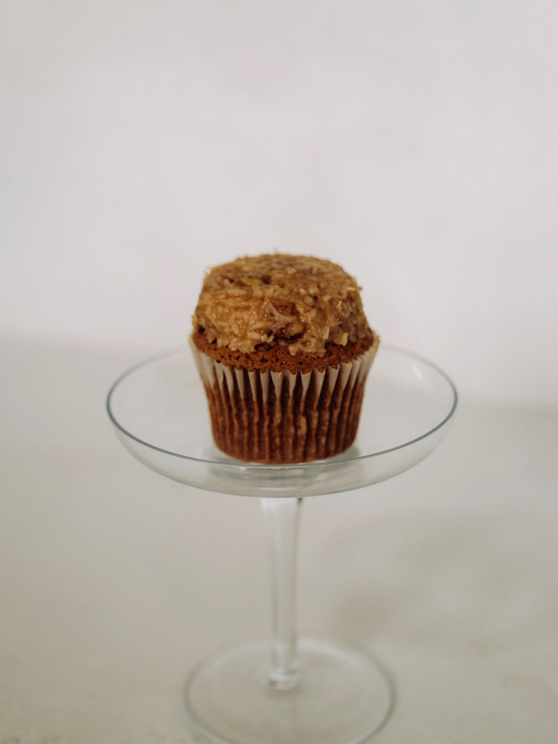 German Chocolate Cupcake