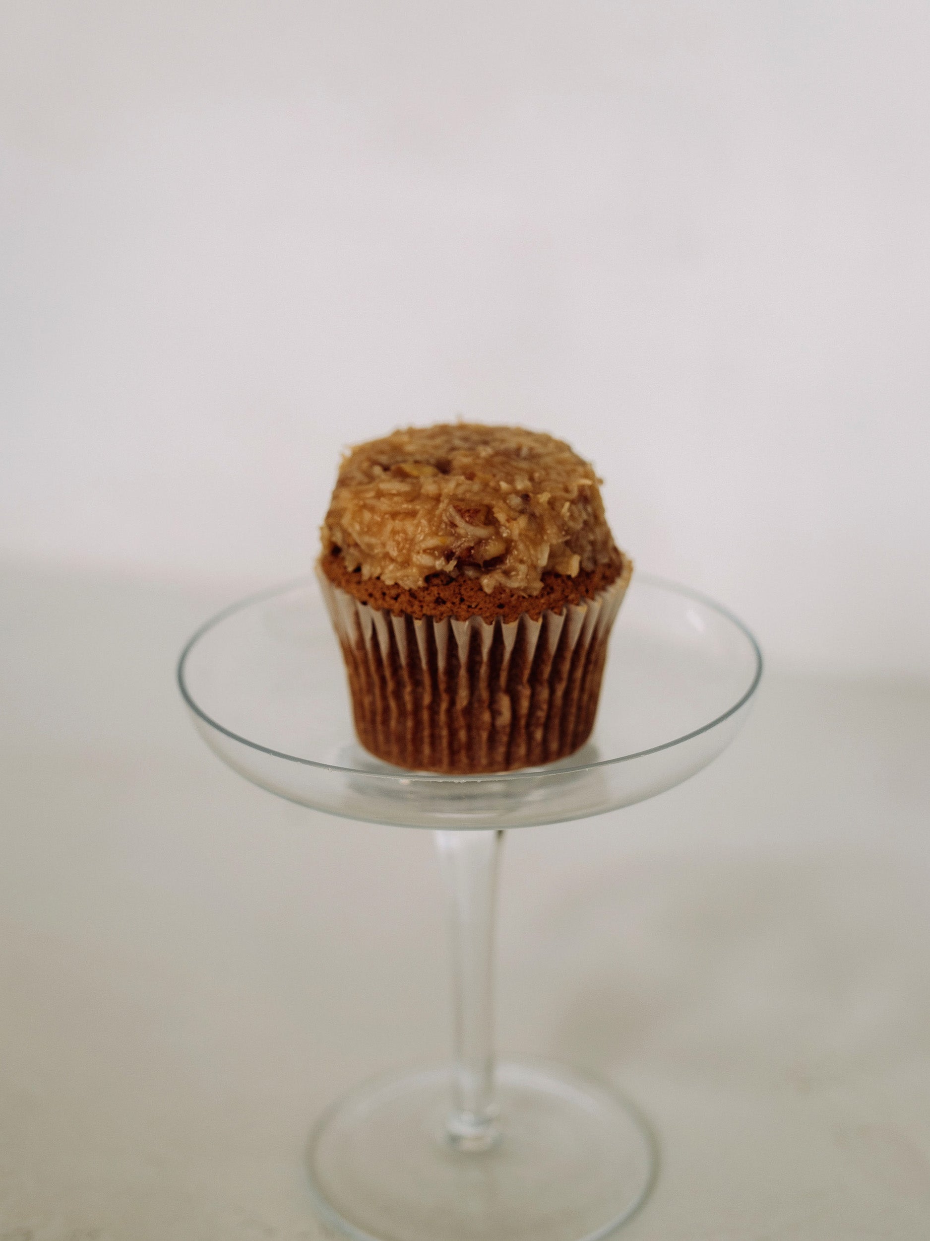 German Chocolate Cupcake