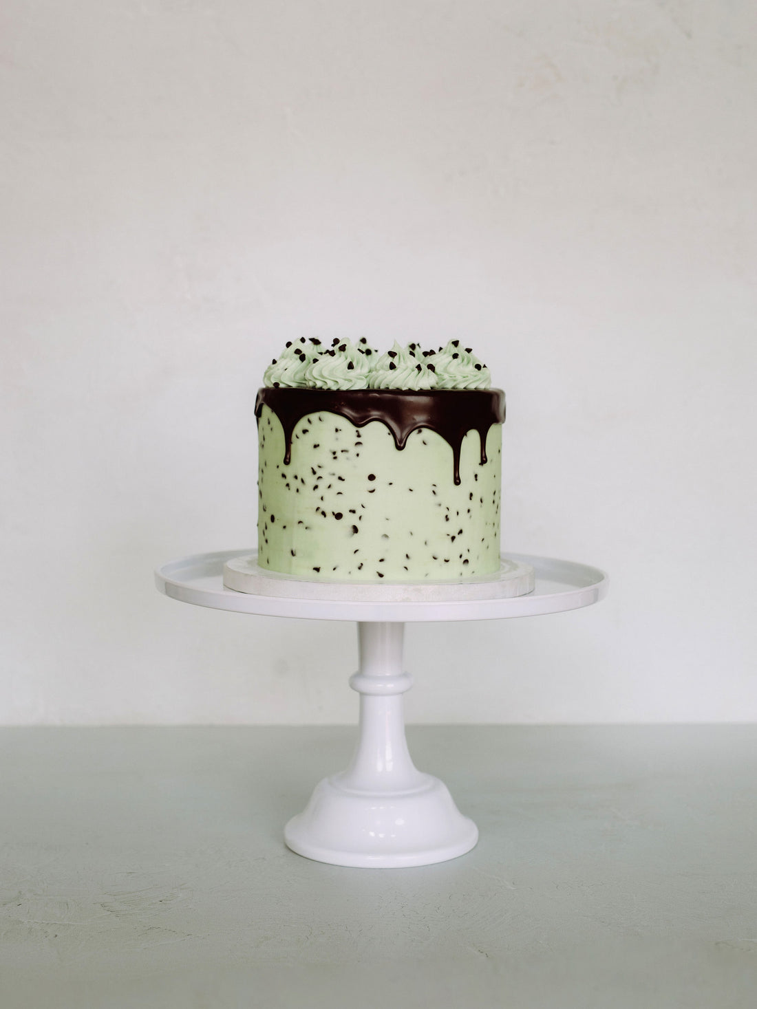 Mint Chocolate Chip Cake