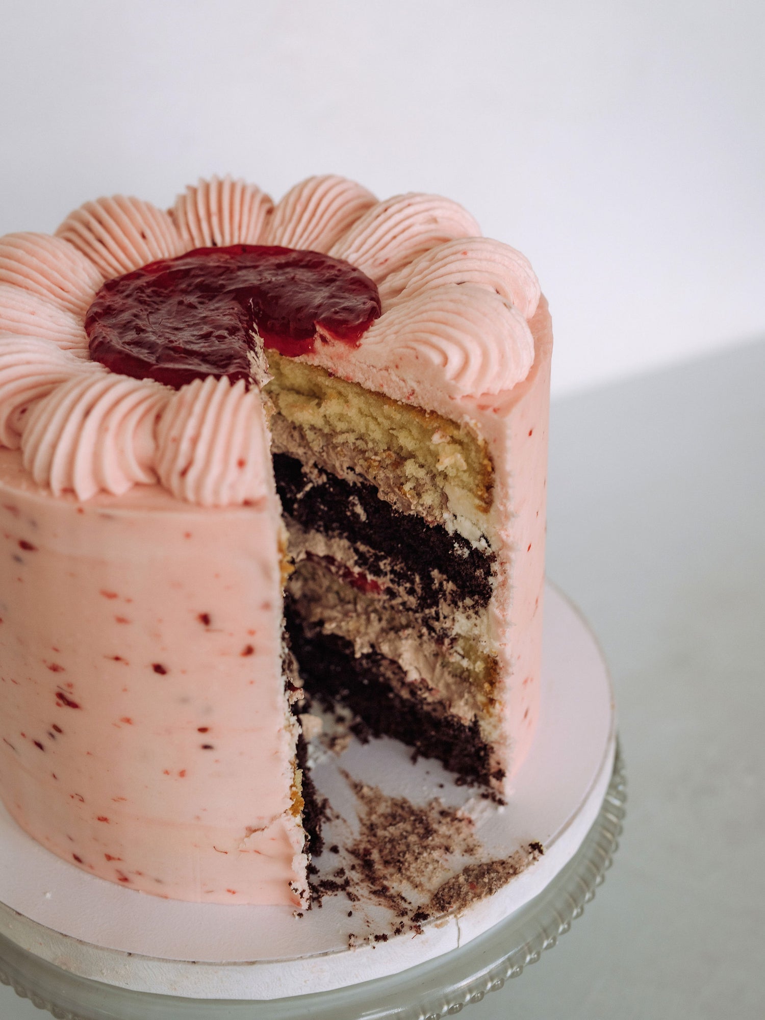 Fancy Me Raspberry Cake